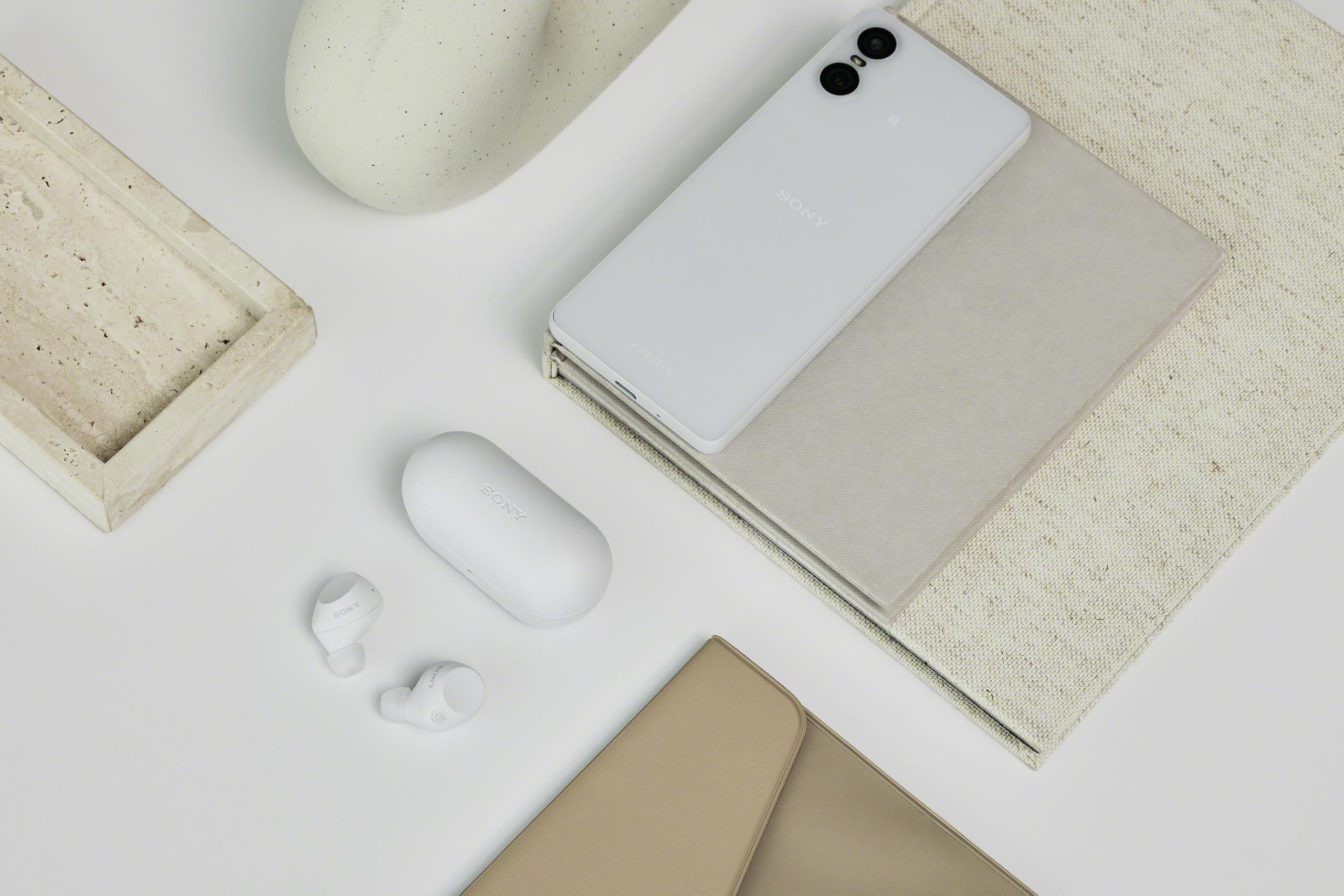 Sony WF-C710N Wireless Noise-Canceling Earbuds - White : Amazon.sg